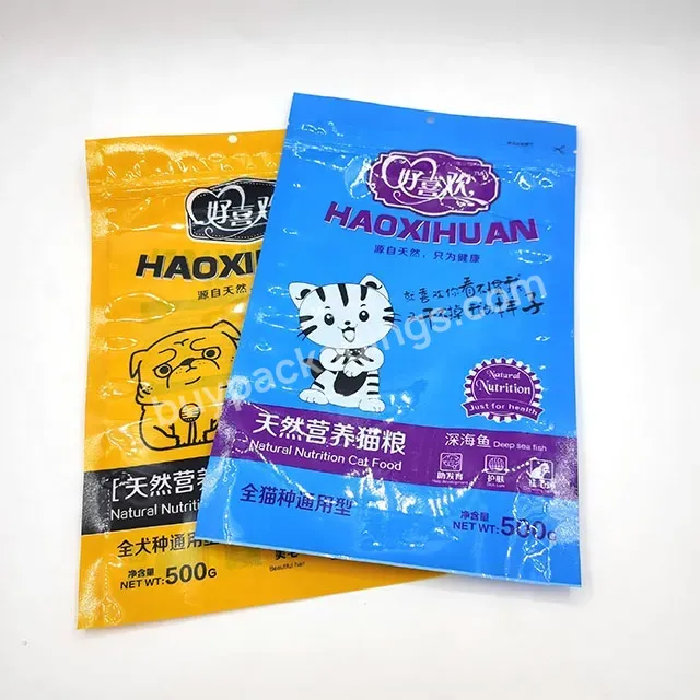 China Factory Customized Logo Sealed Small Dog Snack Packaging Bag Puppy Pet Food Zipper Bag - Buy Pet Food Packaging Bag,Resealable Dog Snack Bag,Pet Food Zipper Bag.