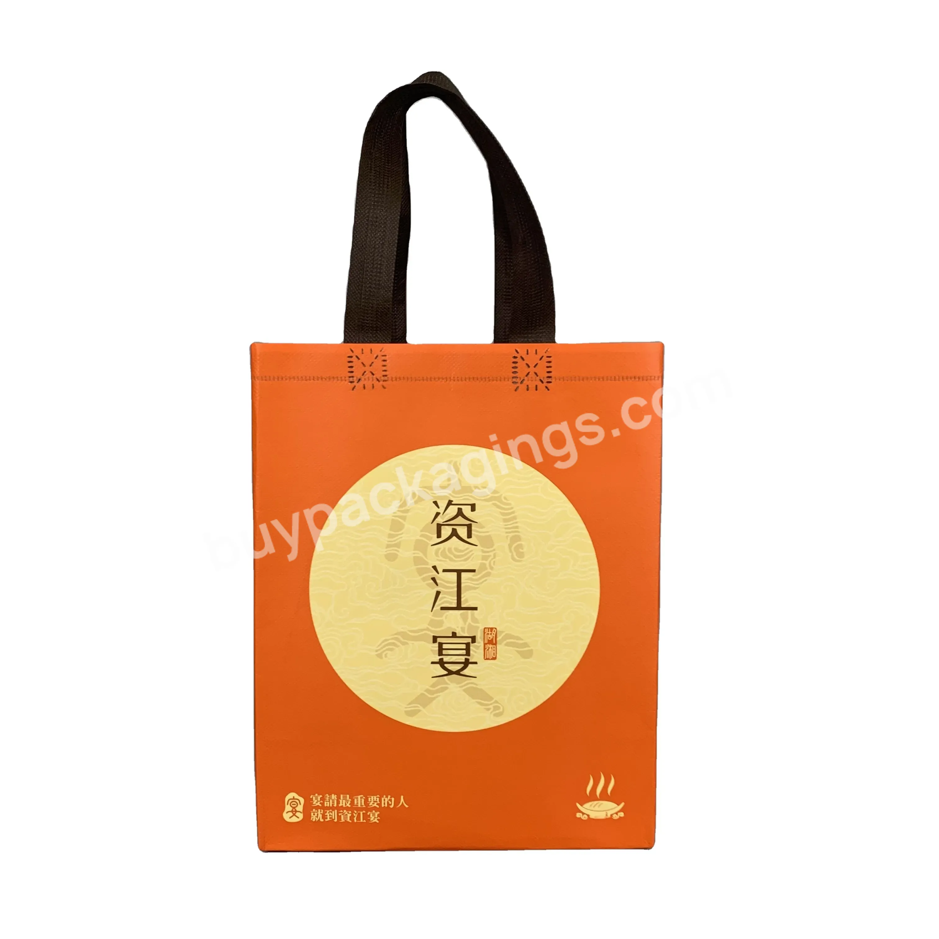 China Factory Eco Friendly Wholesale And Durable Foldable Waterproof Non Woven Food Shopping Bag With Handle - Buy Non Woven Food Shopping Bag With Handle,Non Woven Bag With Handle,Foldable Waterproof Non Woven Bag.