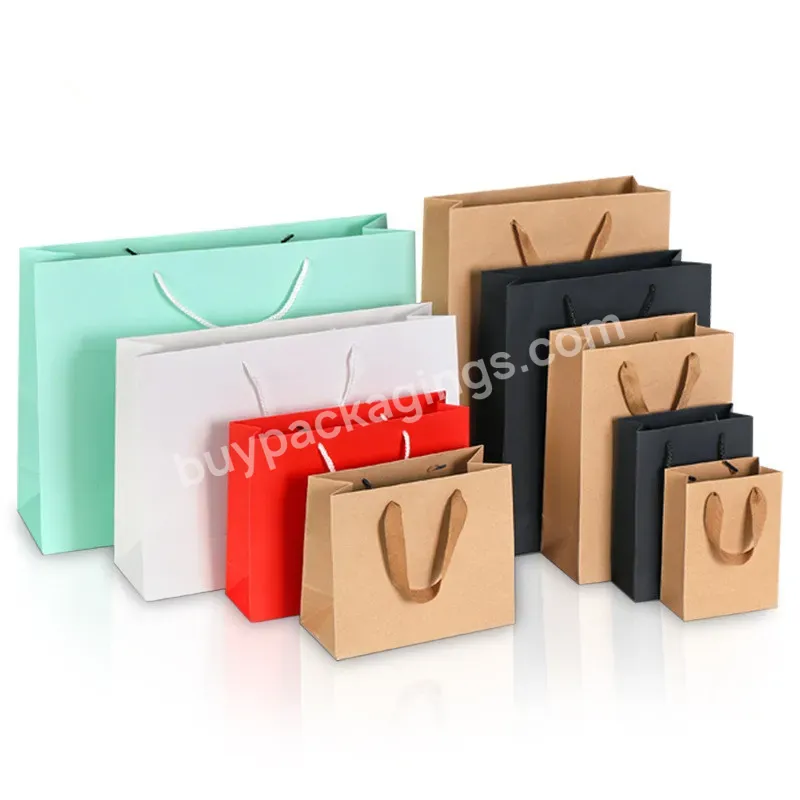 China Factory Oem/odm Paper Kraft Paper Shopping Bag With Your Own Logo - Buy Kraft Paper Bag,Paper Bags With Your Own Logo,Paper Shopping Bag.