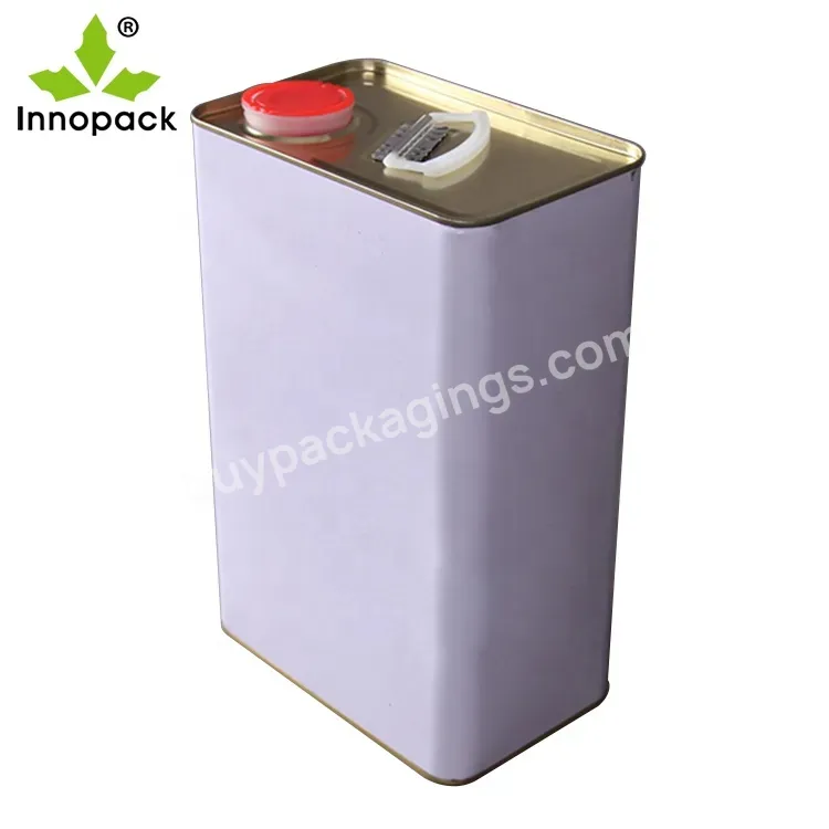 China Factory Seller Custom-made Square Tin Oil Can Lubricating Oil Can With Best Quality