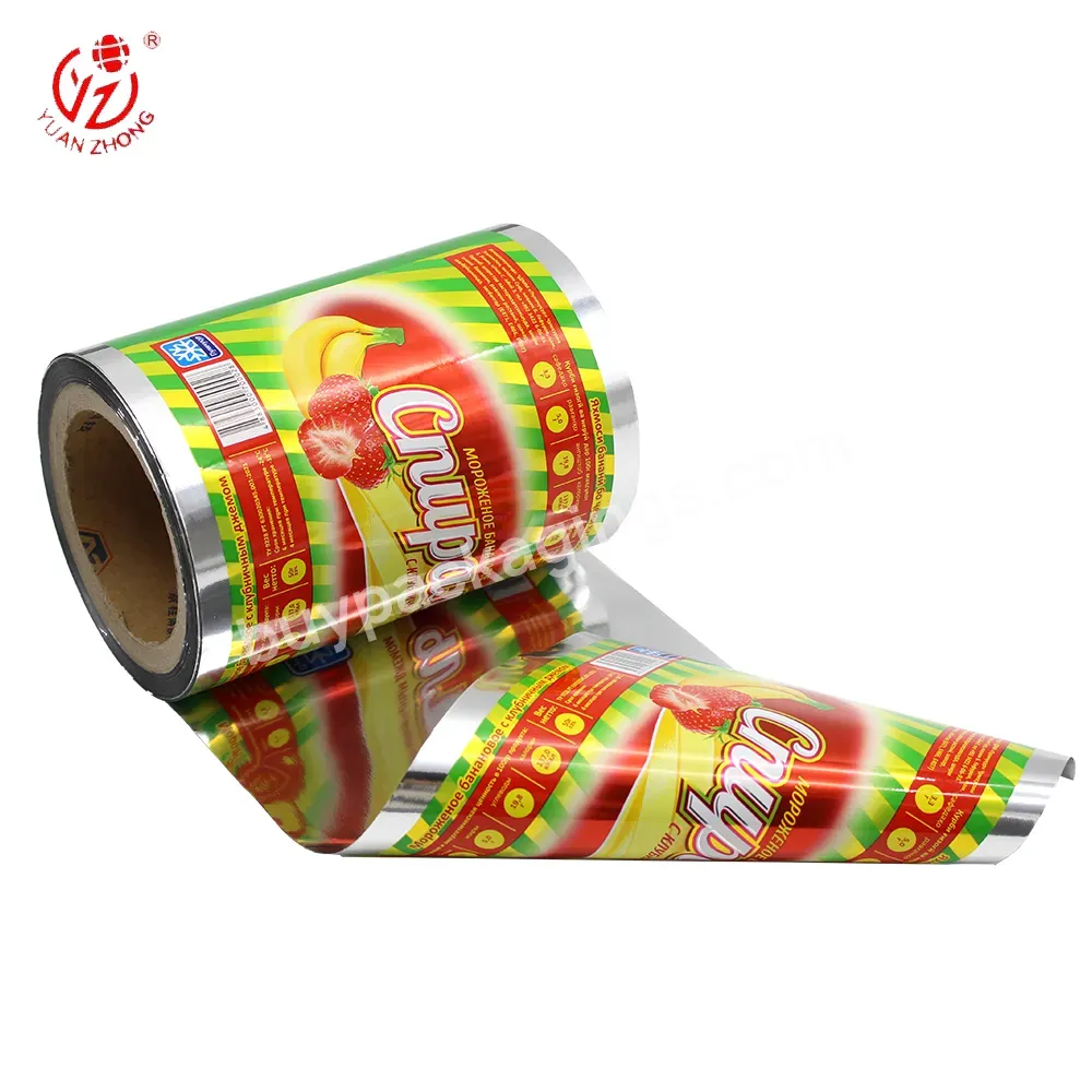 China Manufacturer Custom Ice Popsicle Packaging Film Plastic Roll/ High Quality Film Roll Food Packaging - Buy Film Roll Food Packaging,Film Plastic Roll,Ice Popsicle Packaging.