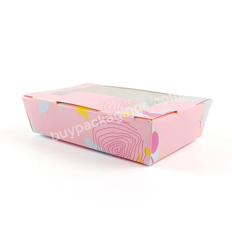 China Manufacturer Custom Wholesale Transparent Window Design Biodegradable Macarons Cupcake Dessert Pastry Paper Packaging Box - Buy Custom Biodegradable Mini Board Candle Puff White Cardboard Paper Packaging Birthday Gift Handle Cake Box,Custom Who