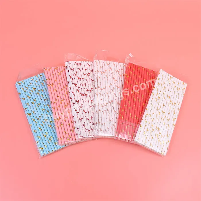 China Manufacturer Drinking Straws Biodegradable Paper Straw With Flamingo - Buy Drinking Straws Biodegradable,Paper Straw With Flamingo,Paper Straws Manufacturer.