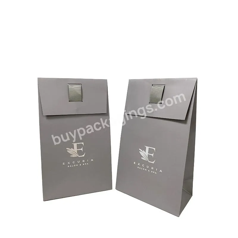 China Manufacturer Luxury Printed Gift Custom Shopping Paper Bag With Your Own Logo and bowknot