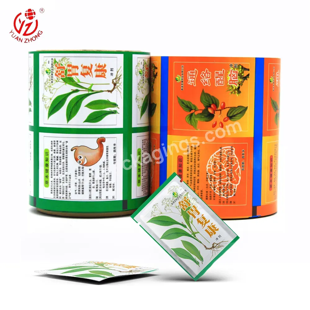 China Manufacturer Plastic Package Metallized Pet Bopp Film For Custom Powder/tea Packaging - Buy Plastic Package,Tea Packaging,Metallized Film.