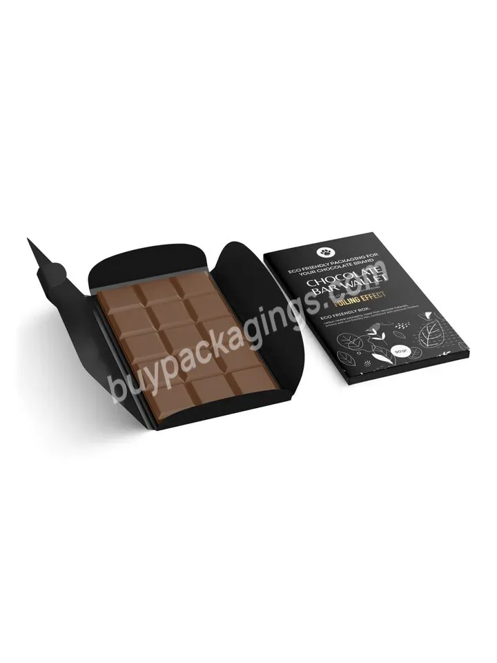 China Manufacturer Wholesale Food Grade Chocolate Bar Box Packaging Folding Box