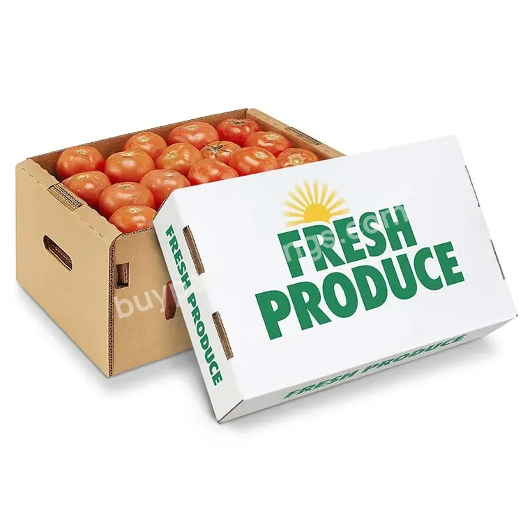 China Manufacturer Wholesale High Quality Corrugated Cardboard Box Fruit Box - Buy Fruit Box,Corrugated Cardboard Fruit Box,Fruit Tomato Carton Box.
