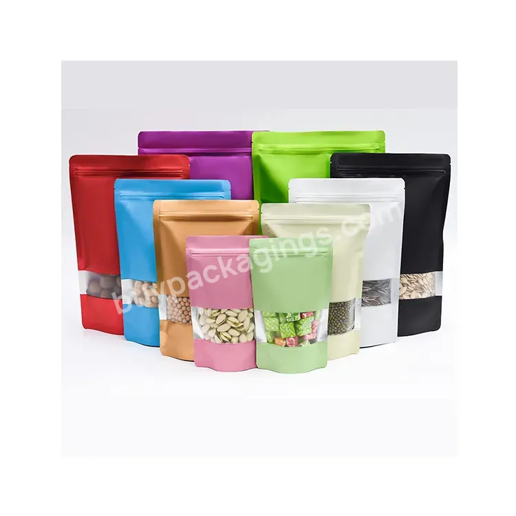 China New Technology Product Colorful Stand Up Zipper Bag With Foil And Window - Buy Zipper Bag With Foil And Window,Zipper Bag,Stand Up Zipper Bag.