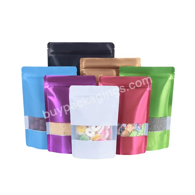 China New Technology Product Colorful Stand Up Zipper Bag With Foil And Window - Buy Zipper Bag With Foil And Window,Zipper Bag,Stand Up Zipper Bag.