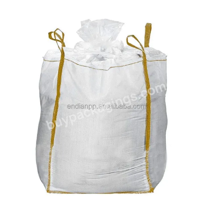 China Polypropylene Pp Empty 1 Ton / 2 Ton Anti-uv Super Sack Fibc Big Jumbo Bag
