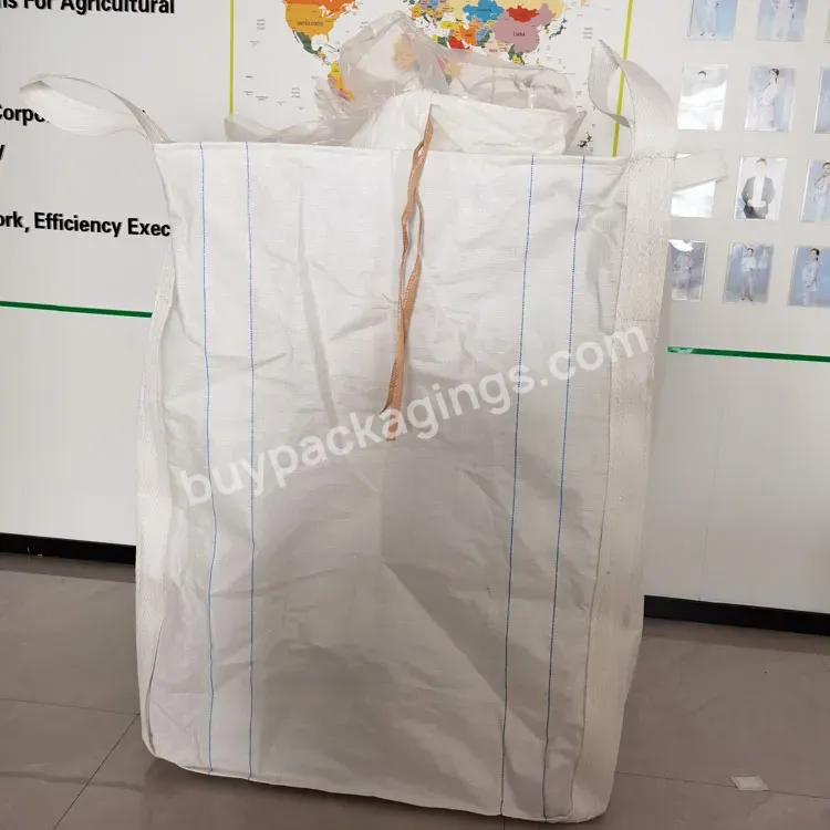 China Super 2 Tons Plastic Fibc Pp Rice Jumbo Big Sack For Woven Polypropylene Bags