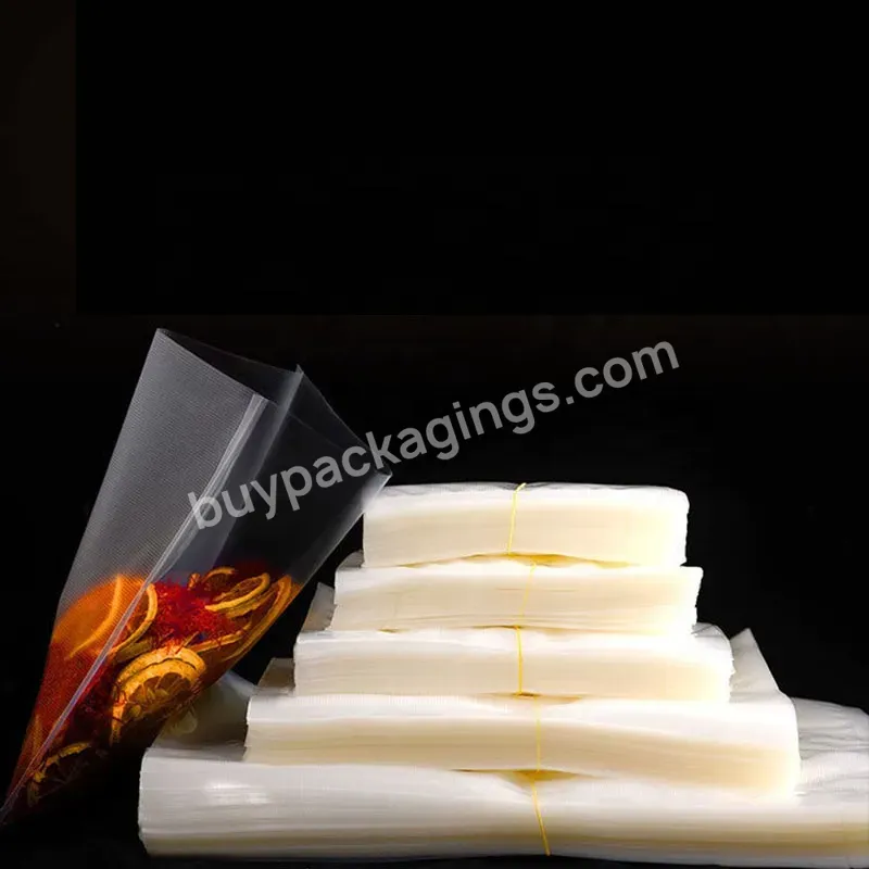 China Supplier Custom Embossed Vacuum Plastic Frozen Food Vacuum Bag Transparent Packaging Sealed Bag - Buy Transparent Plastic Bag,Food Grade Plastic Bags,Food Grade Vacuum Bag.