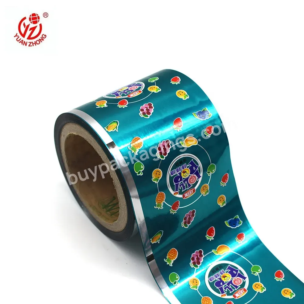 China Supplier Custom Printing Design Plastic Lollipop Candy Wrap Aluminum Foil Automatic Flexible Food Packaging Film Roll - Buy Plastic Wrap,Film Roll,Flexible Packaging.