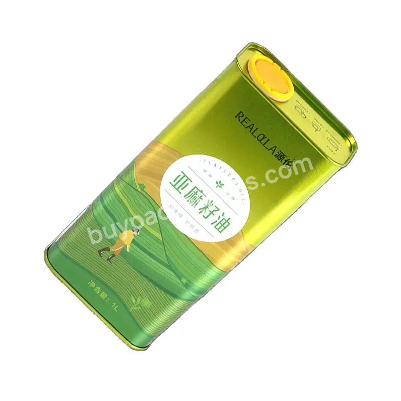 China Supplier Customize 1l Square Can Empty Iron Can For Cooking Oil Olive Oil Packaging - Buy Square Can,Customize 1l Iron Can,For Cooking Oil Olive Oil Packaging.