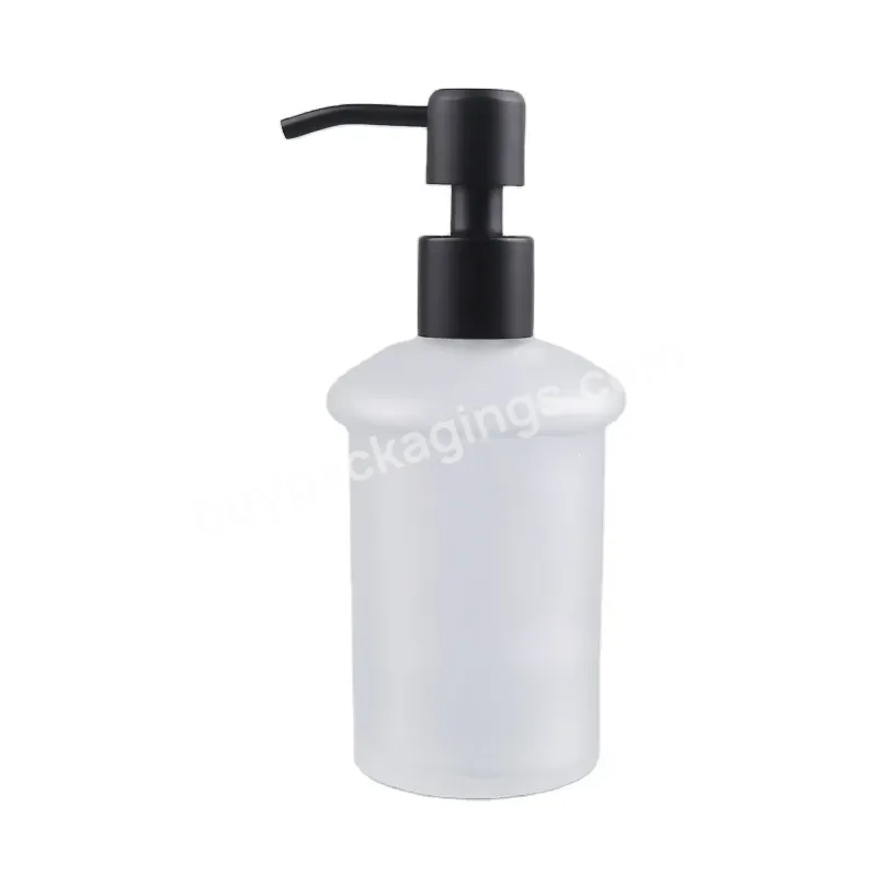 China Supplier Oem Customized Stainless Steel Lotion Pump With Matte Black Packaging Bottle - Buy Stainless Steel Lotion Pump,Oem Customized Lotion Pump,Packaging Bottle.