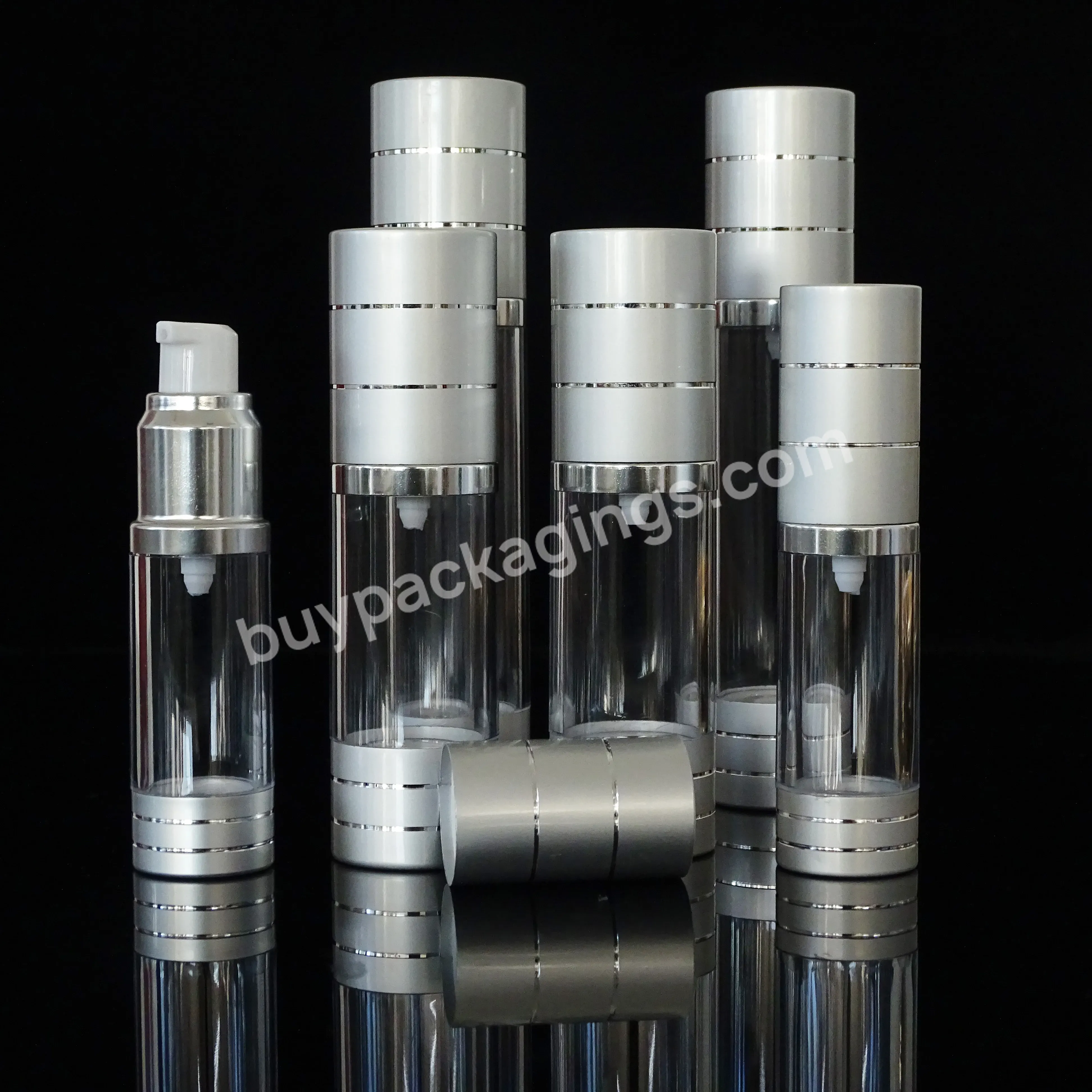 China Supplier Professional Metalized Cosmetic Packaging Aluminum Airless Shiny Gold Spray Bottle - Buy Airless Bottle Gold Metalized,Professional Airless Pump Bottle,Aluminum Airless Bottle.