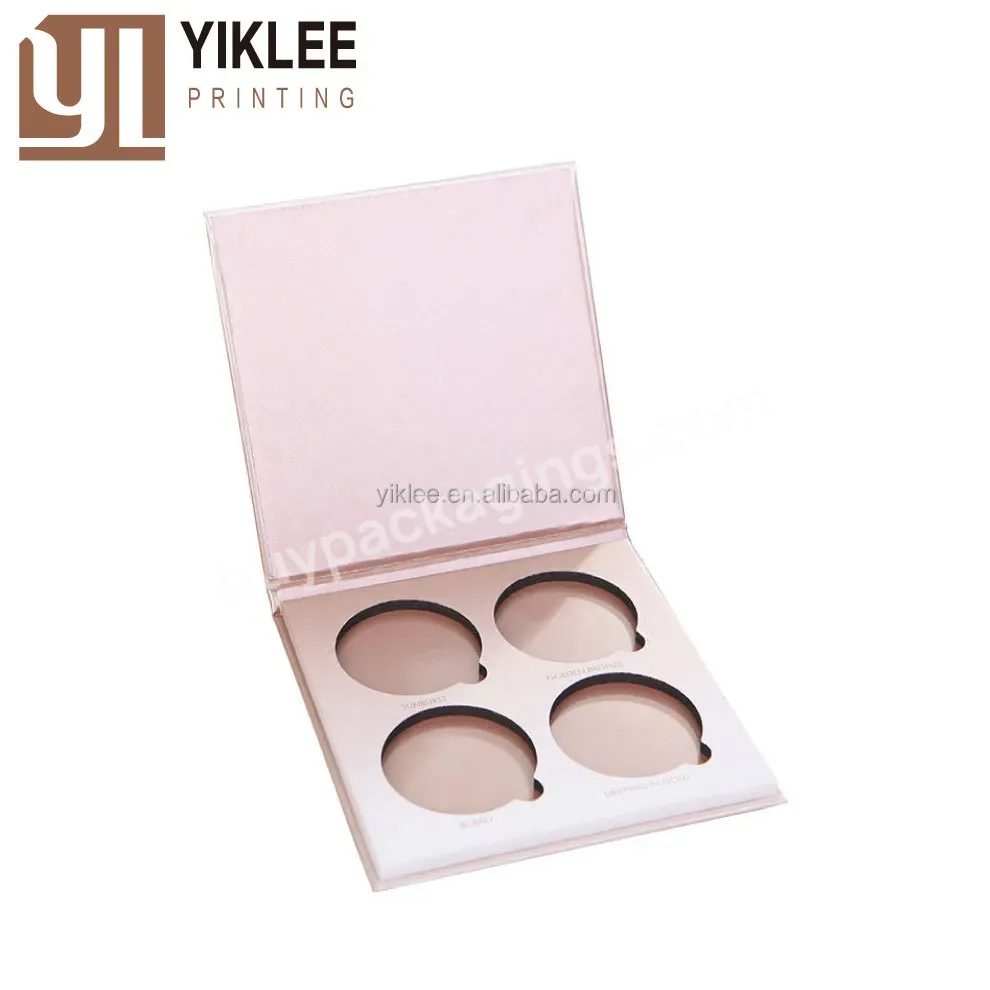 China Suppliers Paper Cosmetic Packaging Eyeshadow Palette,Make Up Palette Empty Eye Shadow - Buy Eyeshadow Palette,Cardboard Palette,Custom Palette.