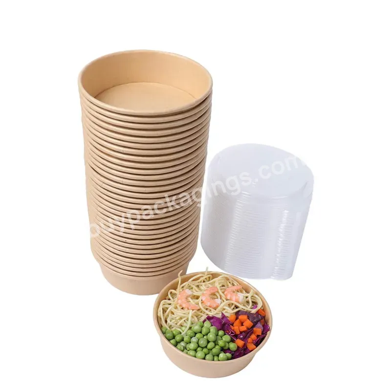 China Supply Kraft Paper Salad Packaging Paper Bowl White Disposable - Buy Supply Kraft Paper,White Disposable Paper Bowl,Paper Bowl.
