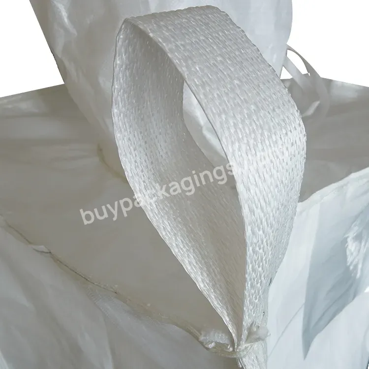 China Waterproof Top Filling Spout Plastic Big Pet Flacks /waste Bulk Saks Jumbo Fibc Bag With Liner And Coated