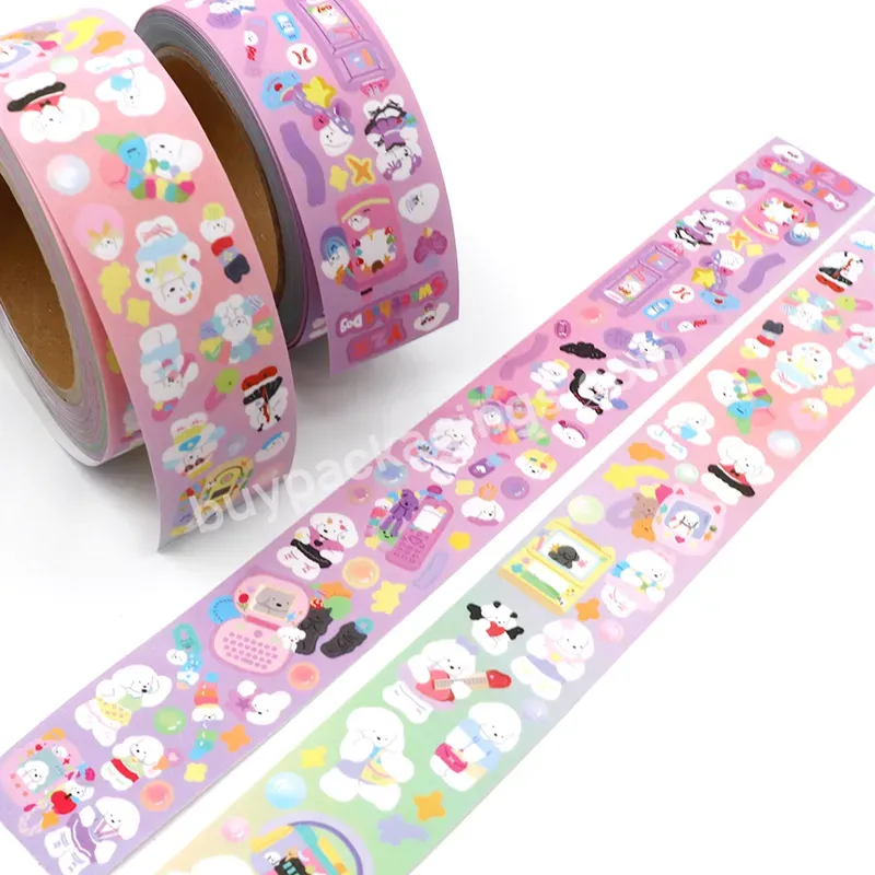 China Wholesale Custom Design Printing Logo Labels Waterproof Adhesive Paper Die Cut Stickers Sheets