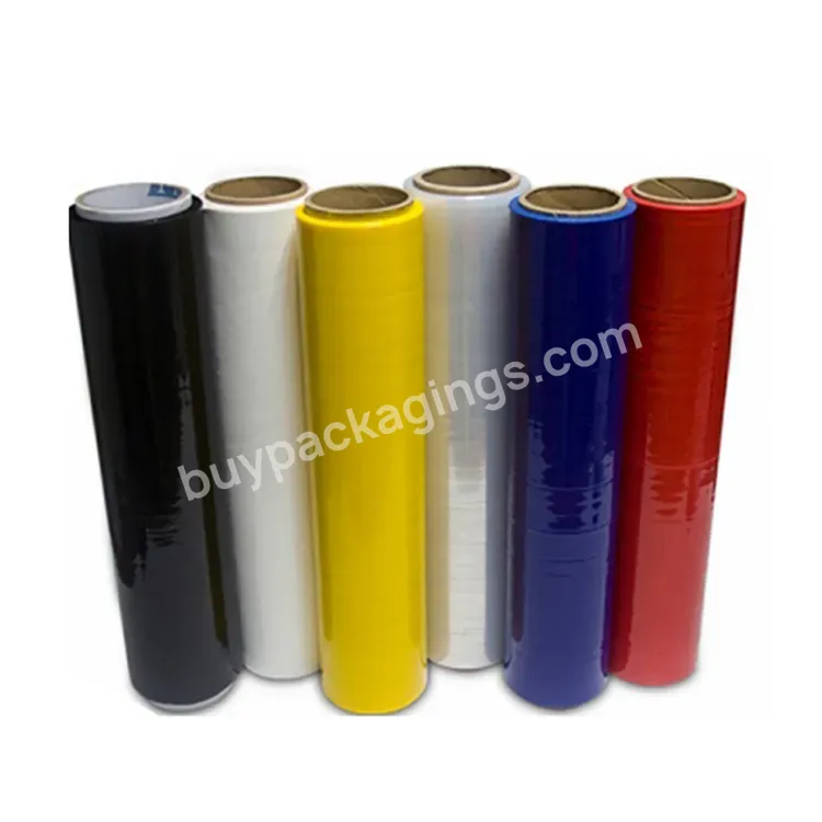 China Wholesale Lldpe Transparent Or Colored Hand Plastic Wrap Stretch Film Rolls - Buy Ldpe Film Rolls,Hand Plastic Wrap,Transparent Plastic Roll.