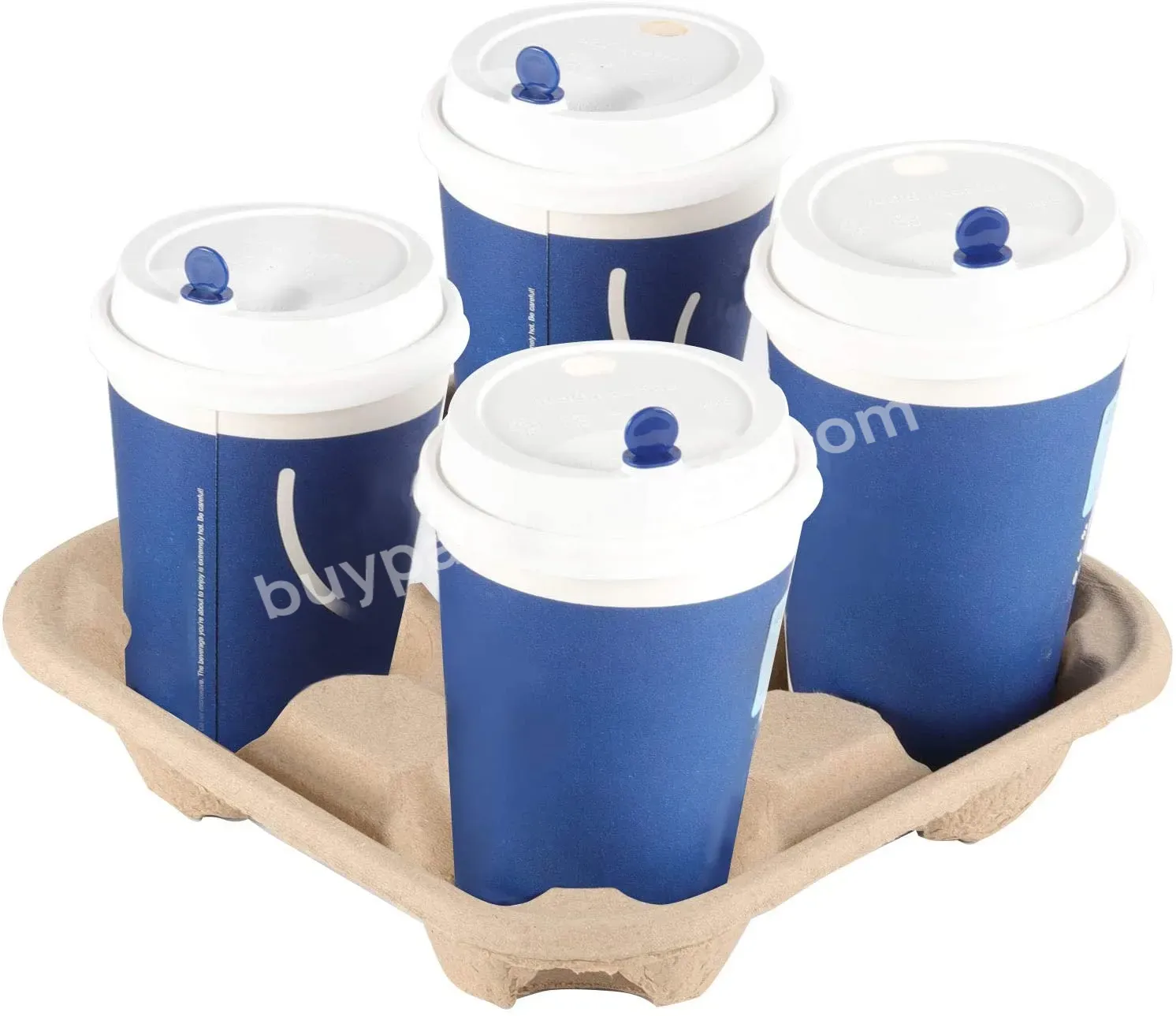 Chinese Wholesale Degradable Recyclable Reusable Coffee Cup Trays Holder Cardboard Cup Holders - Buy Wholesale Coffee Cup Holder,Drink Cup Protector,Customized Cup Holder.