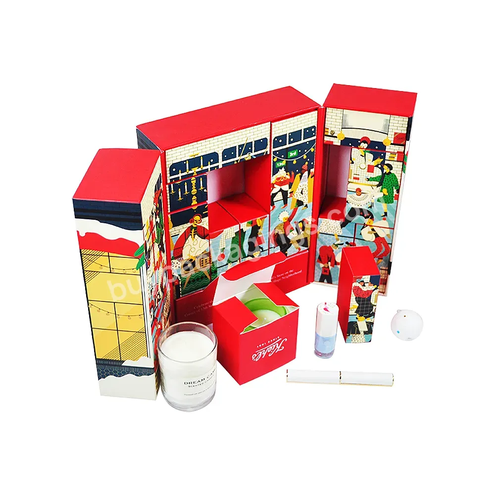 Christmas Gift Box Packaging Custom Advent Chocolate Calendar Box - Buy Advent Chocolate Calendar Box,Christmas Gift Box,Custom Advent Calendar Box.