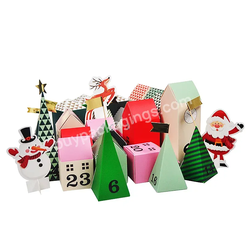 Christmas Packaging Box Wholesale Custom Kid Advent Chocolate Calendar Box - Buy Advent Chocolate Calendar Box,Christmas Gift Box,Advent Calendar Packaging.