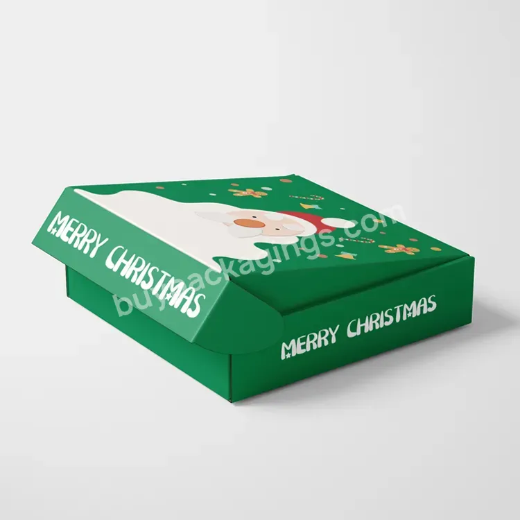 Christmas Recyclable Corrugated Shipping Custom Printing Gift Packaging Mailer Paper Box - Buy Christmas Gifts Packaging Mailer Box,Custom Logo Packaging Cardboard Carton Mailer Box,Cosmetic Corrugated Paper Box.