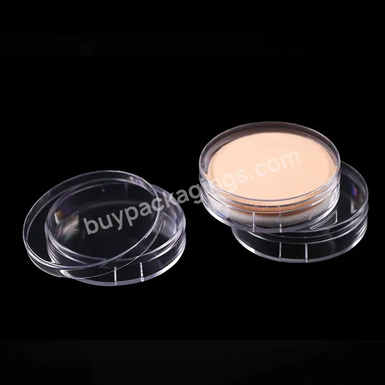 Clear Biodegradable Small Compact Powder Case Puff Packaging Container Makeup Sponge Puff Packing Box Powder Puff Box - Buy Powder Puff Box,Makeup Sponge Puff Packing Box,Small Compact Powder Case.
