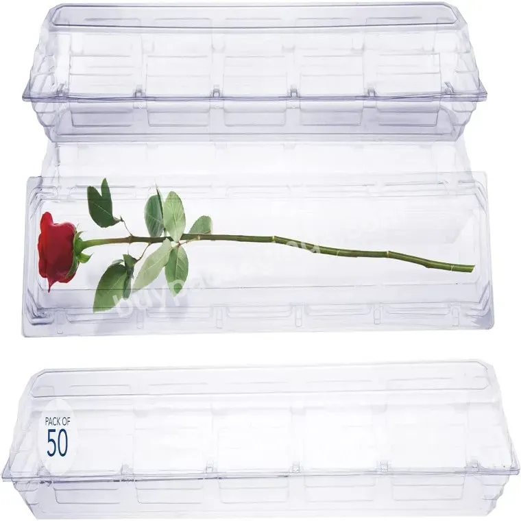 Clear Plastic Flower Box For Flower Wedding Craft Container - Buy Plastic Box For Candy,Candy Box Gift,Wedding Candy Box.