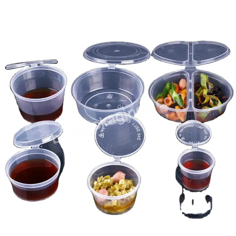 Clear Plastic Hinged Food Container Sauce Plastic Container With Lid Disposable Plastic Small Food Sauce Containers - Buy Sauce Container,Small Plastic Container Food,Clear Plastic Hinged Food Container.