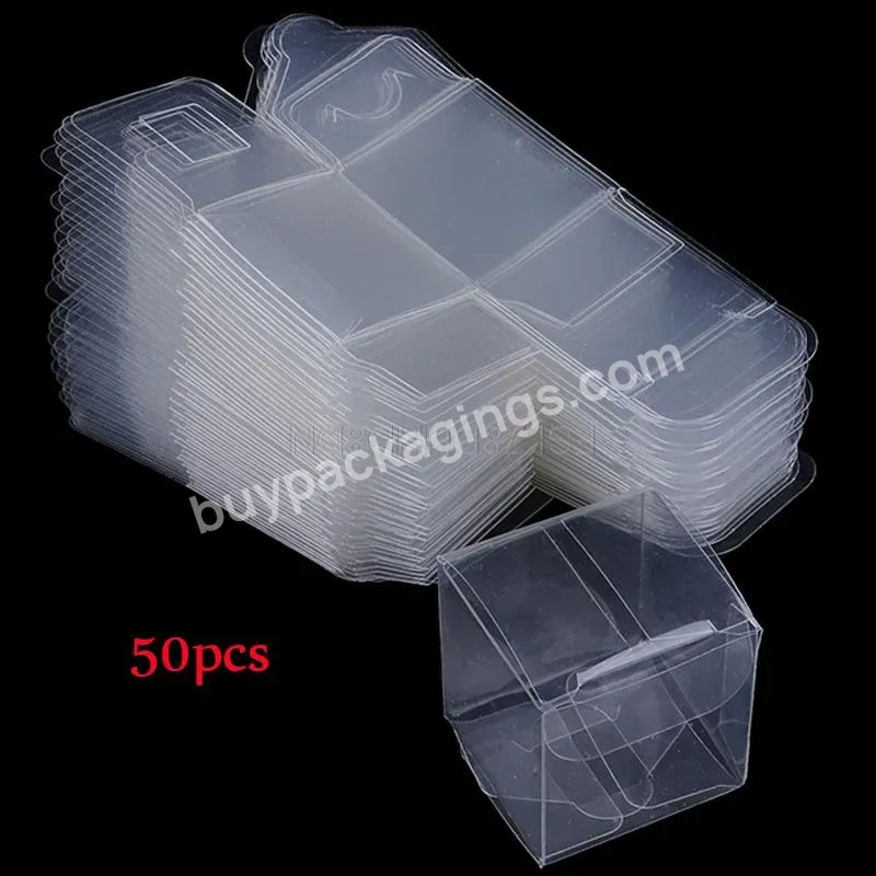 Clear Plastic Packaging Display Box Dustproof Square Pvc Boxes Wedding Candy Folding Box - Buy Pp Corrugated Plastic Packing Box,Gift Box Packaging Rectangle,Plastic Gift Box.