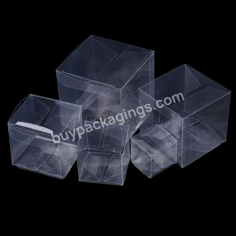 Clear Plastic Packaging Display Box Dustproof Square Pvc Boxes Wedding Candy Folding Box - Buy Pp Corrugated Plastic Packing Box,Gift Box Packaging Rectangle,Plastic Gift Box.