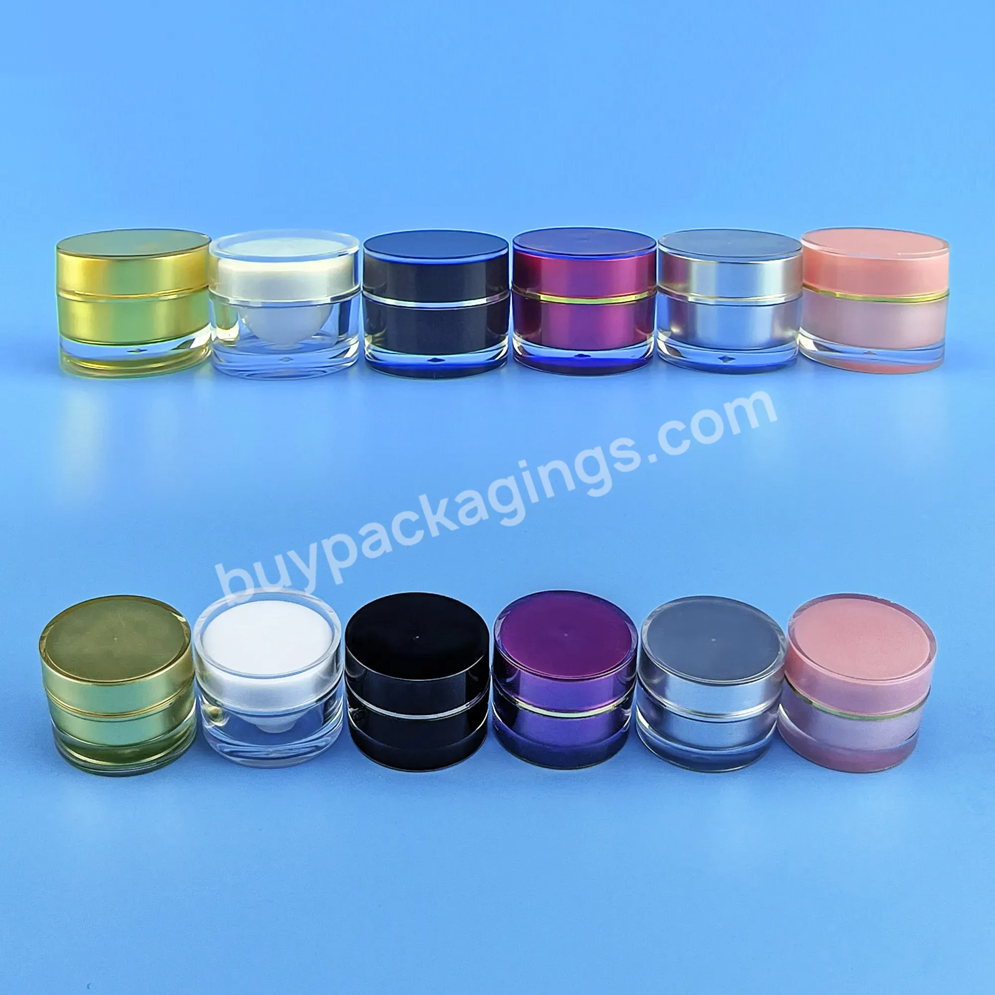 Clear Ps Plastic Cosmetic Cream Jar Lip Scrub Pink Gold Lids Acrylic Powder Jars Lip Balm Container 5g 10g 15g 20g 30g 50g - Buy 5g 10g 15g 20g 30g 50g Cream Jar Plastic Cream Jar With Lid,Empty Ps Lip Scrub Container Frosted Matte Face Mask Containe