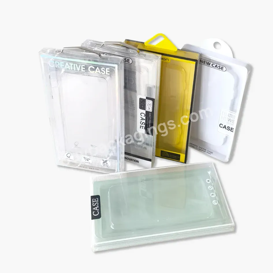 Clear Pvc Pet Packaging Box For Airpods Case Electronic Products Plastic Box Blister Inner Support Plastic Phone Case Boxes - Buy Mobile Phone Case Packaging Mobile Phone Case Packaging Box Airpods Case Packaging Box,Phone Case Cardboard Box Folding