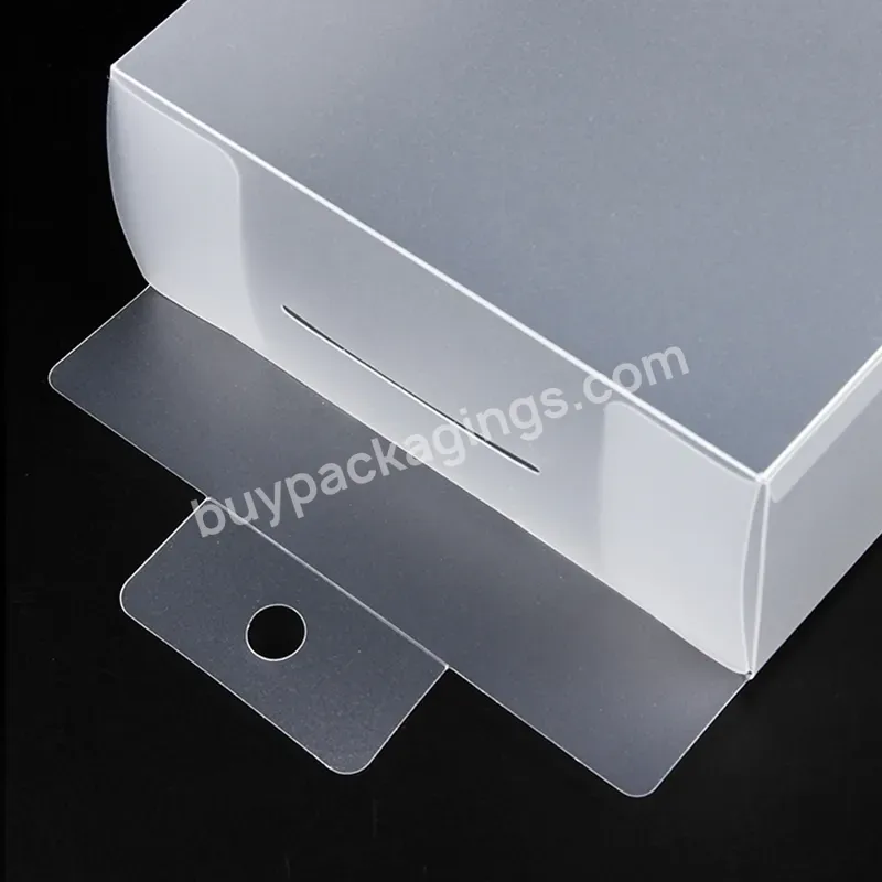 Clear Transparent Pp Frosted Twill Plastic Folding Box Packaging Square Customized Size Printing Logo - Buy Clear Plastic Packaging Box,Plastic Packaging Box,Frosted Plastic Box Packaging.