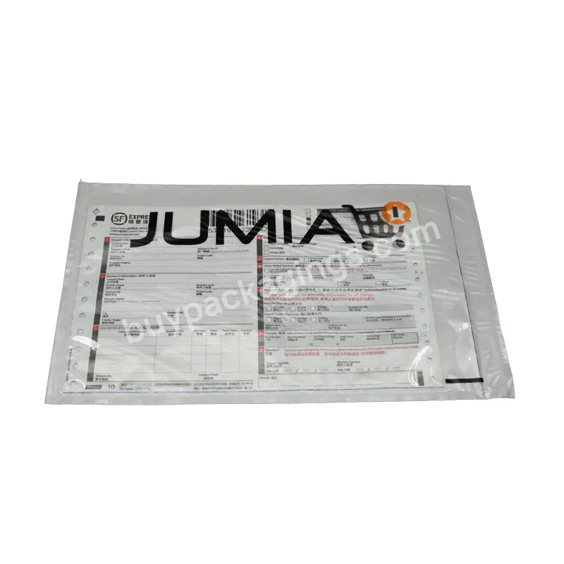 Clear Waterproof Packing List Envelope/label Pouch - Buy Label Pouch,Self Adhesive Waybill Pouch,Documents Enclosed.