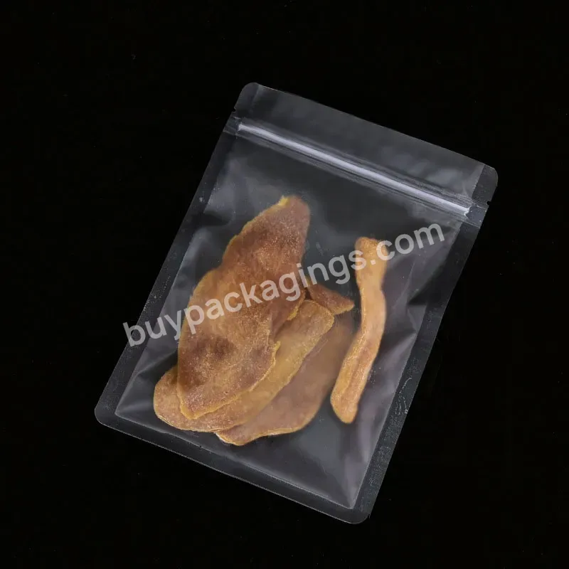 Clear Zipper Self Resealable Mylar Package Pouch Nut Dried Tea Candy Package Flat Reusable Snacks Bag - Buy Clear Zipper Bag,Clear Reusable Bag,Zipper Mylar Bag.