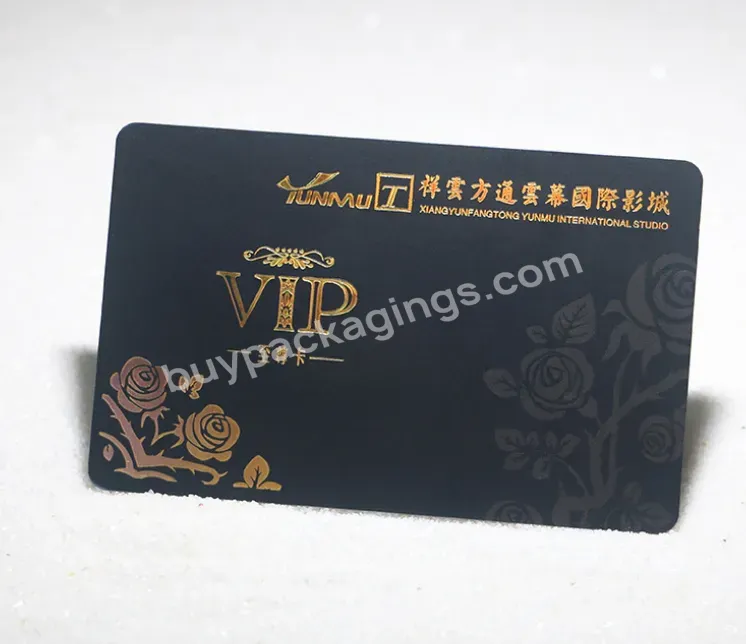 Cmyk Offset Printing Machine Black Printed Plastic Pvc Card - Buy Pvc Card,Plastic Pvc Card,Black Pvc Card.