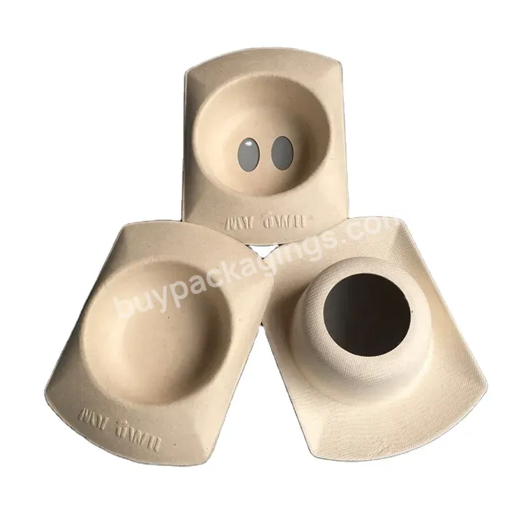Coffee Cup Pulp Coffee Drink Holder Biodegradable Paper Molded Bamboo Waterproof Customized Molded Pulp Tray Chemical Pulp Oem - Buy Molded Fiber Packaging Holder,Molded Bamboo Pulp Coffee Drink Packing Tray,Biodegradable Paper Coffee Cup.