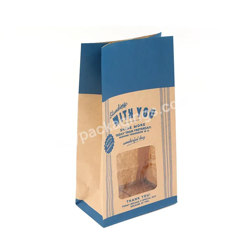 Coffee Paper Bag With Window And Printed Vacuum Stand Up Kraft Paper Coffee Bags Valve - Buy Stand Up Kraft Paper Coffee Bags Valve,Kraft Paper Coffee Bags Valve,Kraft Paper Coffee Bags.