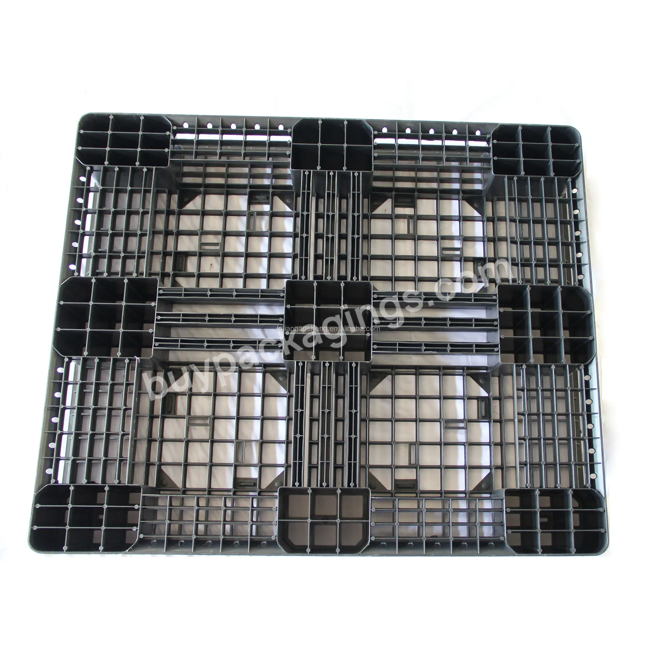 Cola Shipping Storage Heavy Duty Cheap Price Black Euro Hdpe Large Stackable Beverage Pop-top Can Plastic Pallet