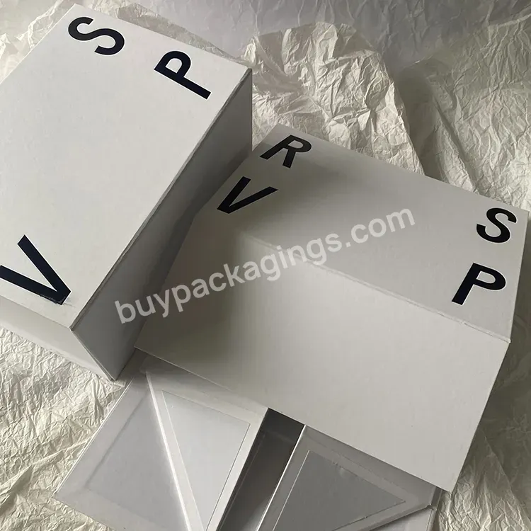 Collapsible Magnetic Lid Gift Boxes Luxurious Folding Gift Boxes White Foldable Luxury Gift Box With Spot Uv Logo - Buy Collapsible Magnetic Lid Gift Boxes,Luxurious Folding Gift Boxes,Gift Boxes With Magnetic Lid.