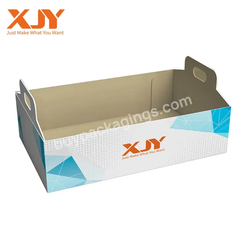 Color Print Fruit Vegetable Packaging Corrugated Box For Blue Berry - Buy Color Print Packaging Box Or Tray For Fruit,Offset Print Corrugated Paper Carton For Blueberry,Color Print Fruit Vegetable Packaging Corrugated Box.