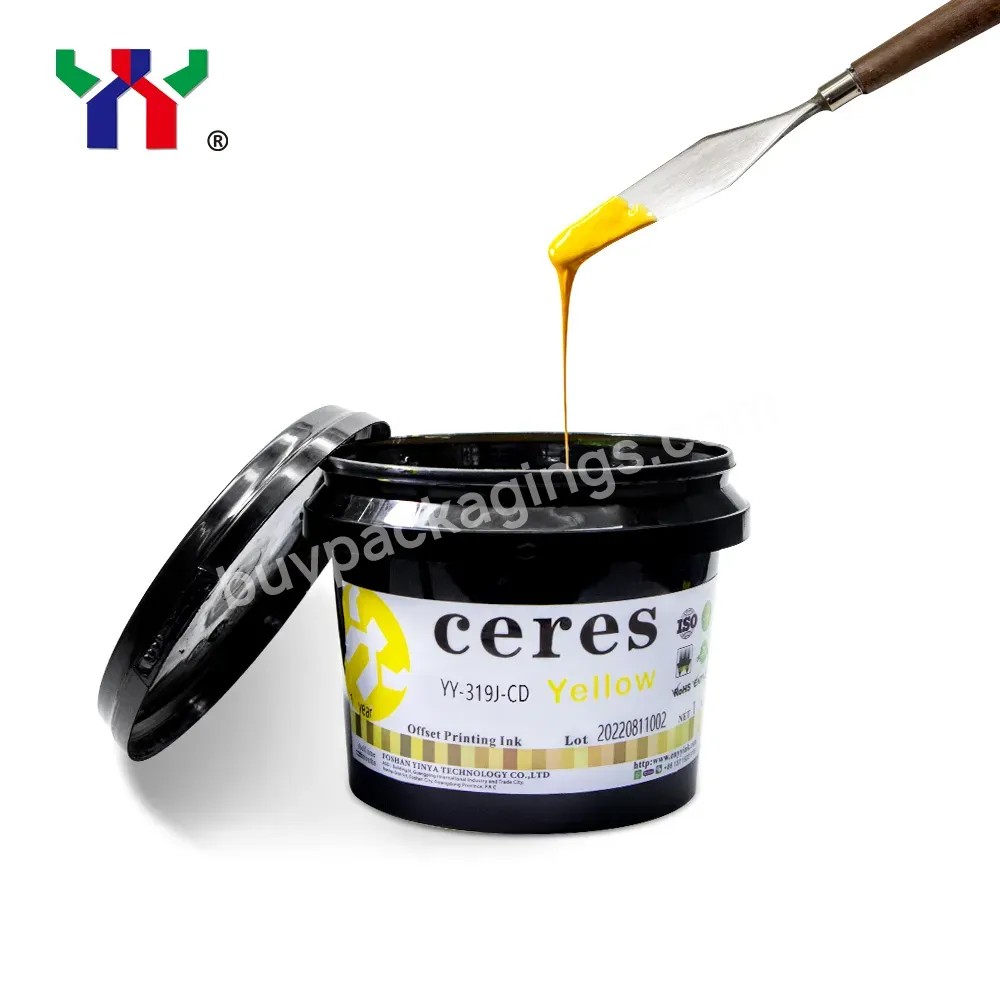 Color Yellow Ceres Yy-319j-cd Uv Offset Ink Printing On Bank Card - Buy Uv Offset Ink,Yellow Uv Offset Ink,Uv Offset Printing Ink.