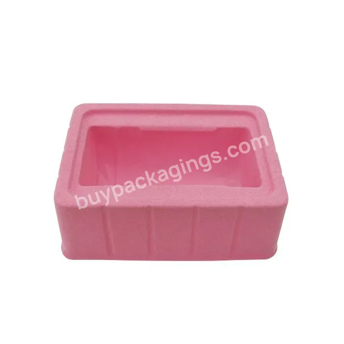 Colored Flocking Plastic Blister Packaging Tray For Cosmetic Blister Tray Flocking Custom Wine Packaging Box