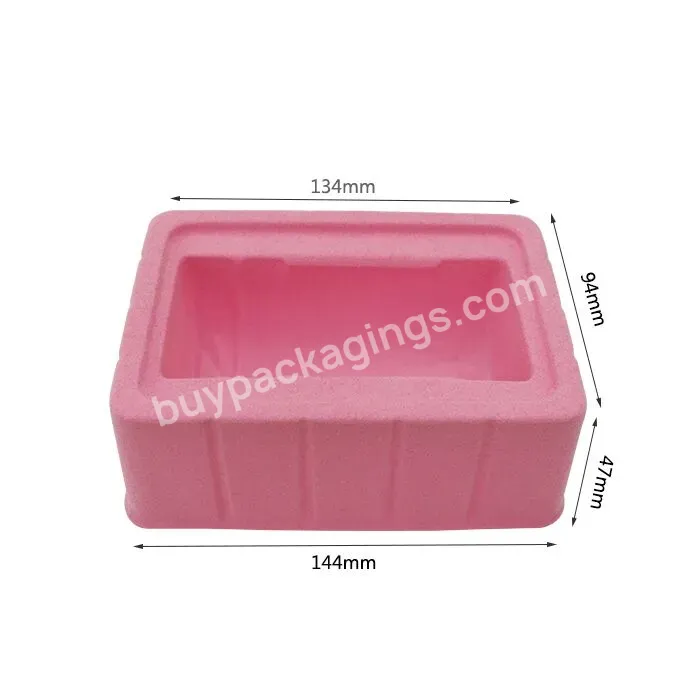 Colored Flocking Plastic Blister Packaging Tray For Cosmetic Blister Tray Flocking Custom Wine Packaging Box