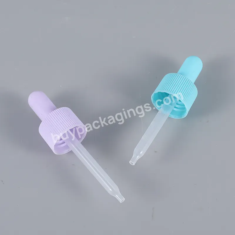 Colorful 24/410 Cosmetic Plastic Serum Essential Oil Bottle Dropper For Skincare Serum Bottle Dispenser - Buy Black Eye Essential Oil Dropper Dispenser,20/410 24/410 Skincare Serum Bottle Dropper,Plastic Cosmetic Dropper Bottle Top Cap Packaging.