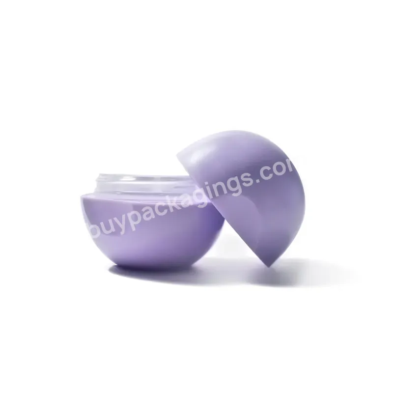 Colorful Cute 7g Round Ball Shaped Pp Plastic Lip Balm Jar Container Egg Shape Lipbalm Jar Pot - Buy Lipbalm Jar,Ball Shaped Lip Balm Jars,Egg Shape Lip Balm Jars.